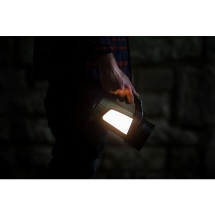 LED Hämardatav väli laetav taskulamp akupangaga LED/21W/4400mAh IP44