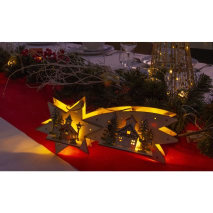 LED Jõulukaunistus LED/2xAA komeet