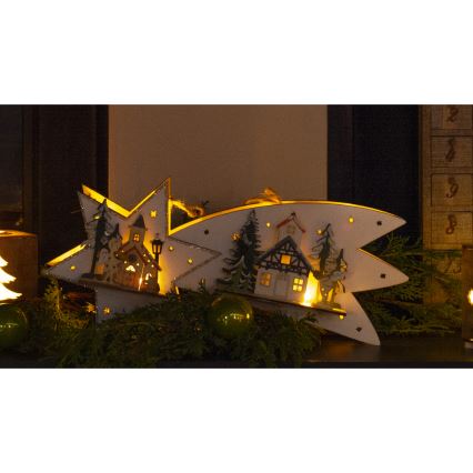LED Jõulukaunistus LED/2xAA komeet