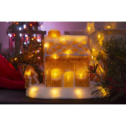 LED Jõulukaunistus LED/3xAA soe valge