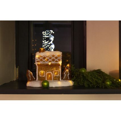 LED Jõulukaunistus LED/3xAA soe valge