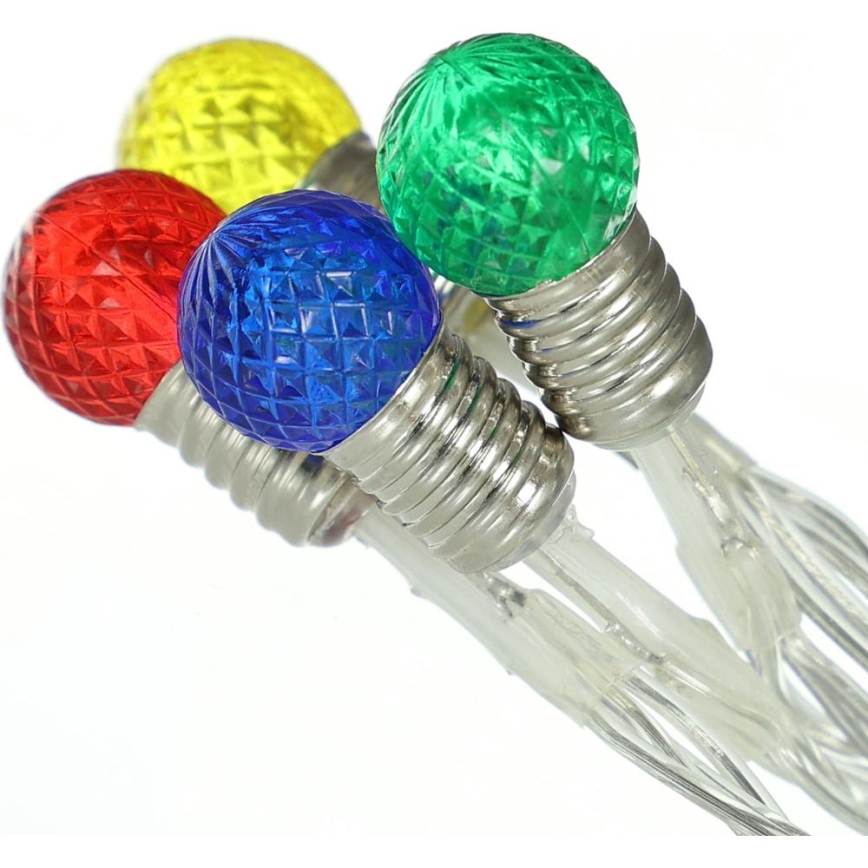 LED jõulukett 20xLED/2xAA/soe valge 1,8m pirnid