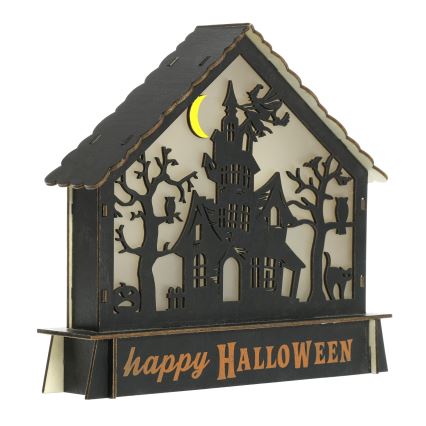 LED Kaunistus HALLOWEEN LED/2xAA/mitmevärviline kummitusmaja