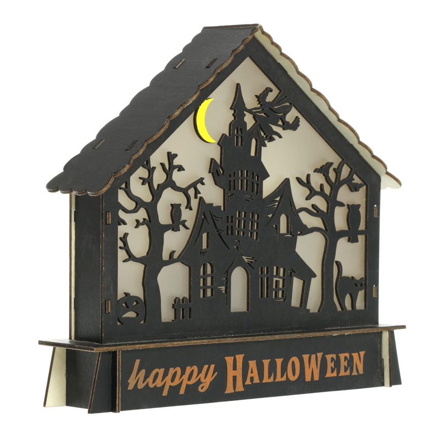 LED Kaunistus HALLOWEEN LED/2xAA/mitmevärviline kummitusmaja