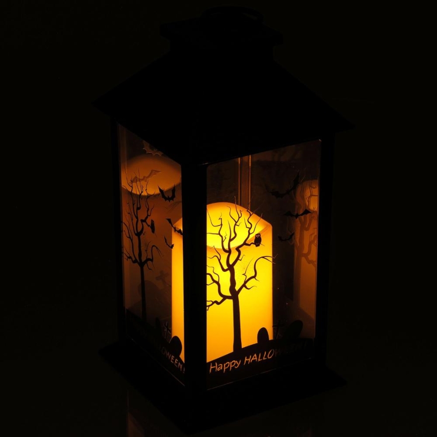 LED Kaunistus HALLOWEEN LED/3xAAA/soe valge latern