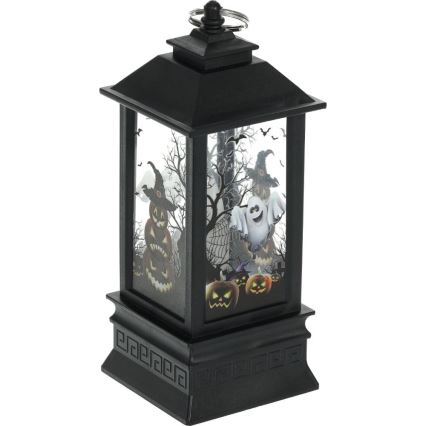 LED Kaunistus HALLOWEEN LED/3xAAA/soe valge latern kõrvitsatega