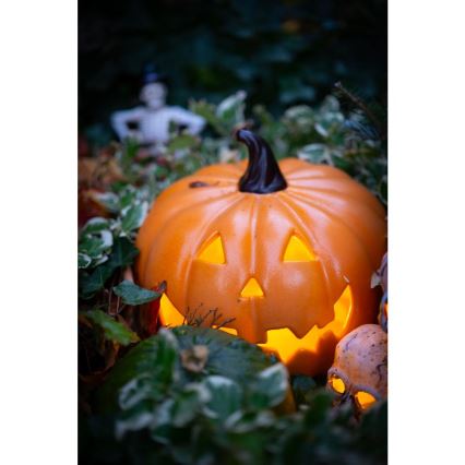 LED Keraamiline kõrvits HALLOWEEN LED/3xLR44/soe valge