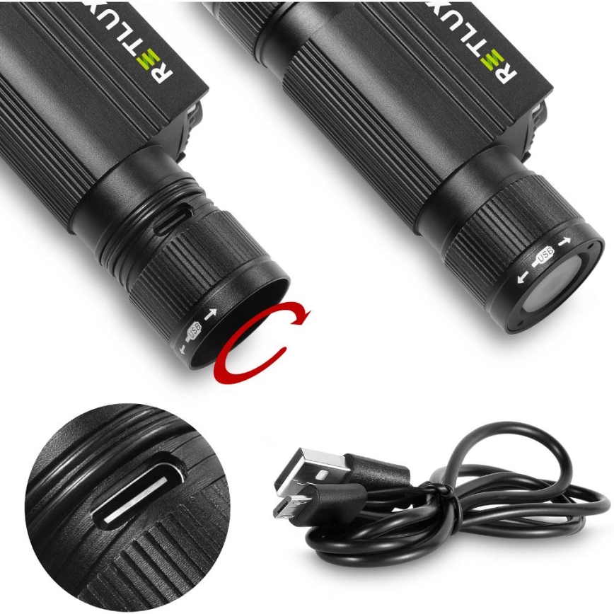 LED Laetav alumiinium pealamp LED/2600 mAh IP66