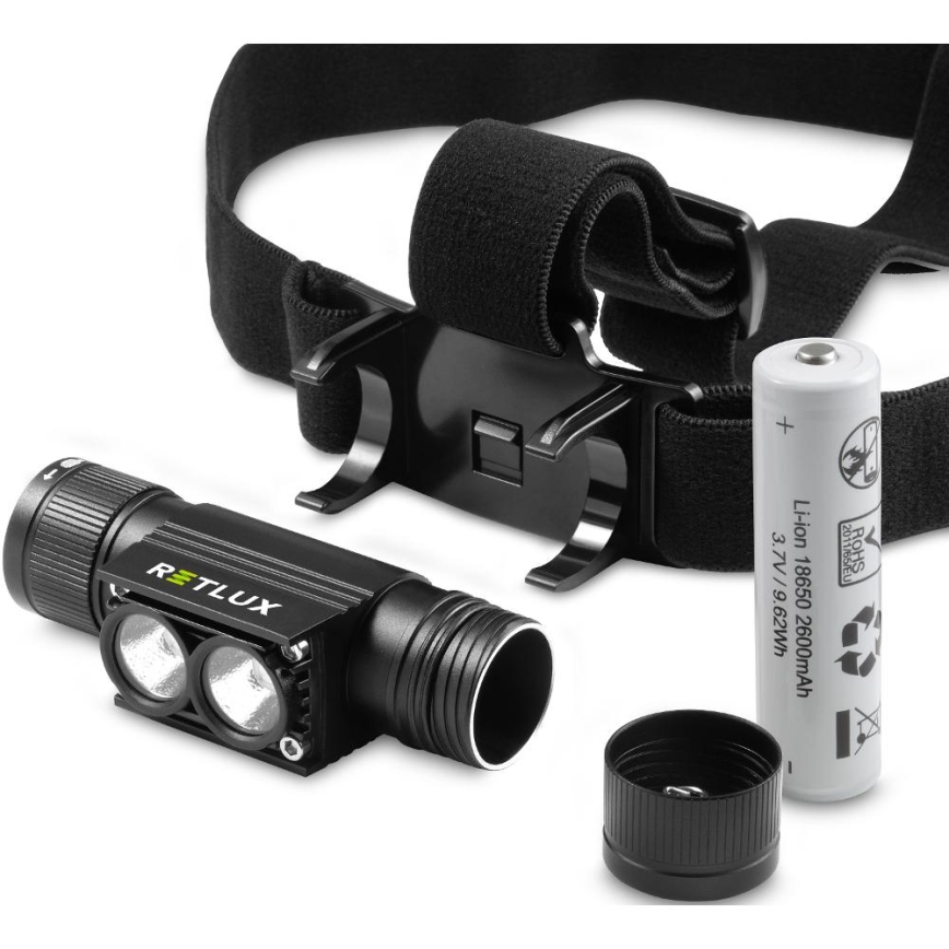 LED Laetav alumiinium pealamp LED/2600 mAh IP66