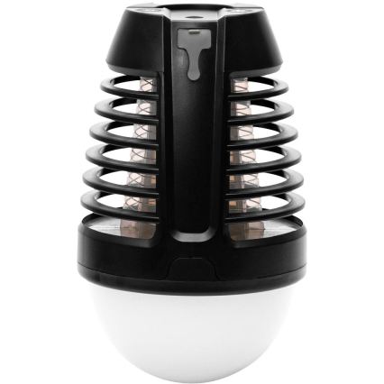 Retlux - LED laetav kaasaskantav lamp putukalõksuga LED/5W/1800 mAh IP44 must