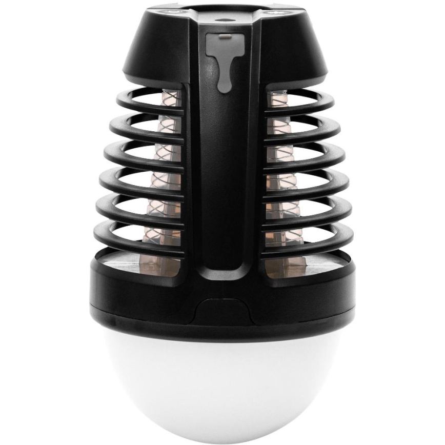 Retlux - LED laetav kaasaskantav lamp putukalõksuga LED/5W/1800 mAh IP44 must