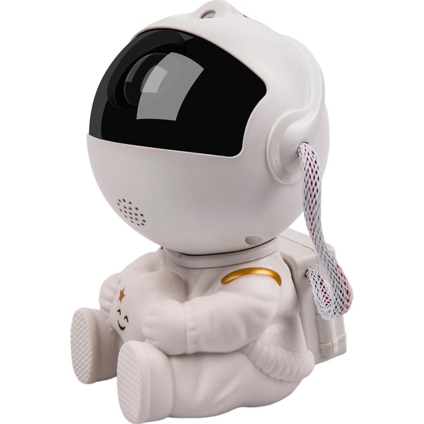 LED lasteprojektor 230V astronaut 12,5 cm + kaugjuhtimispult