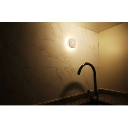 LED Öövalgusti anduriga LED/0,45W/3xAAA 3000K valge