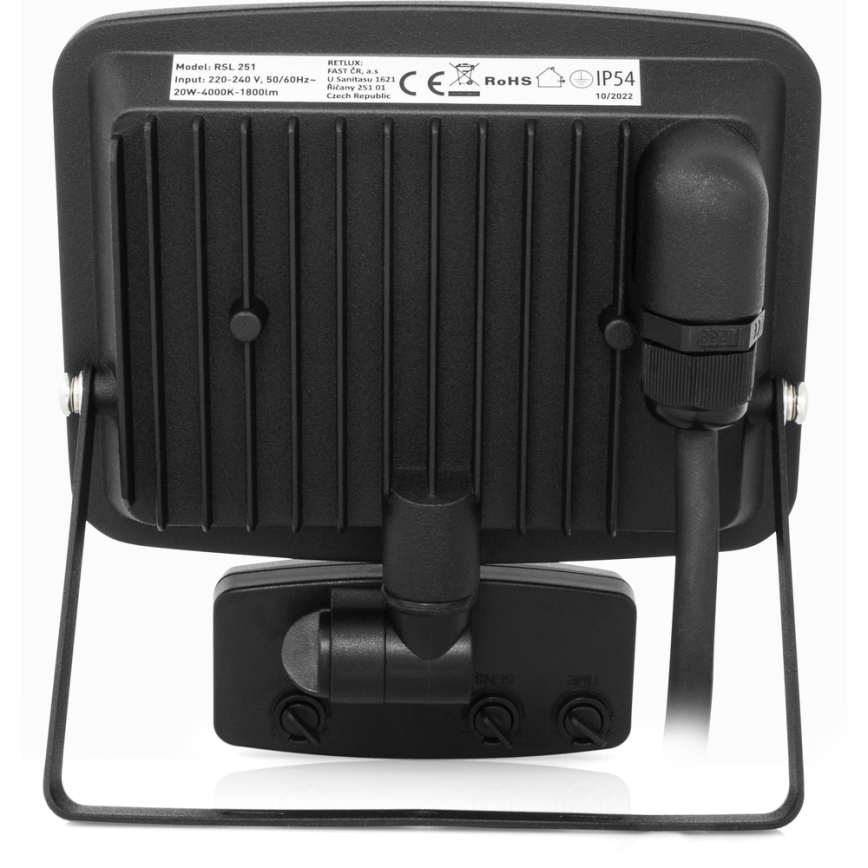 LED Raamita prožektor anduriga LED/20W/230V 4000K IP65