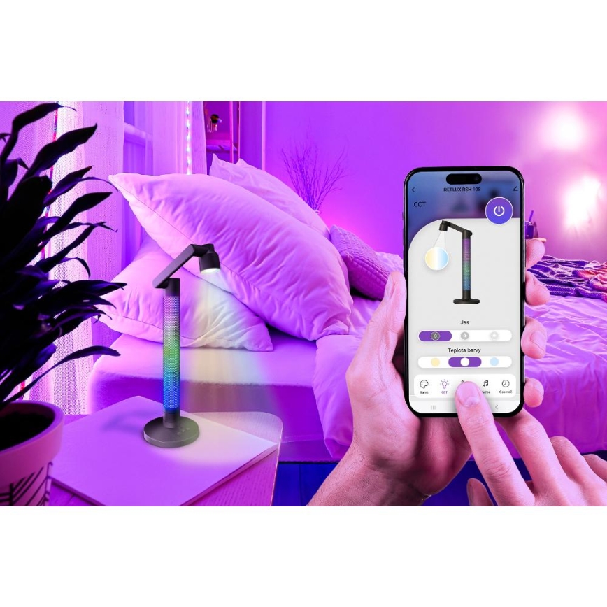 LED RGBW Hämardatav laualamp LED/10W/5V 2700-6000K Wi-Fi Tuya + kaugjuhtimispult