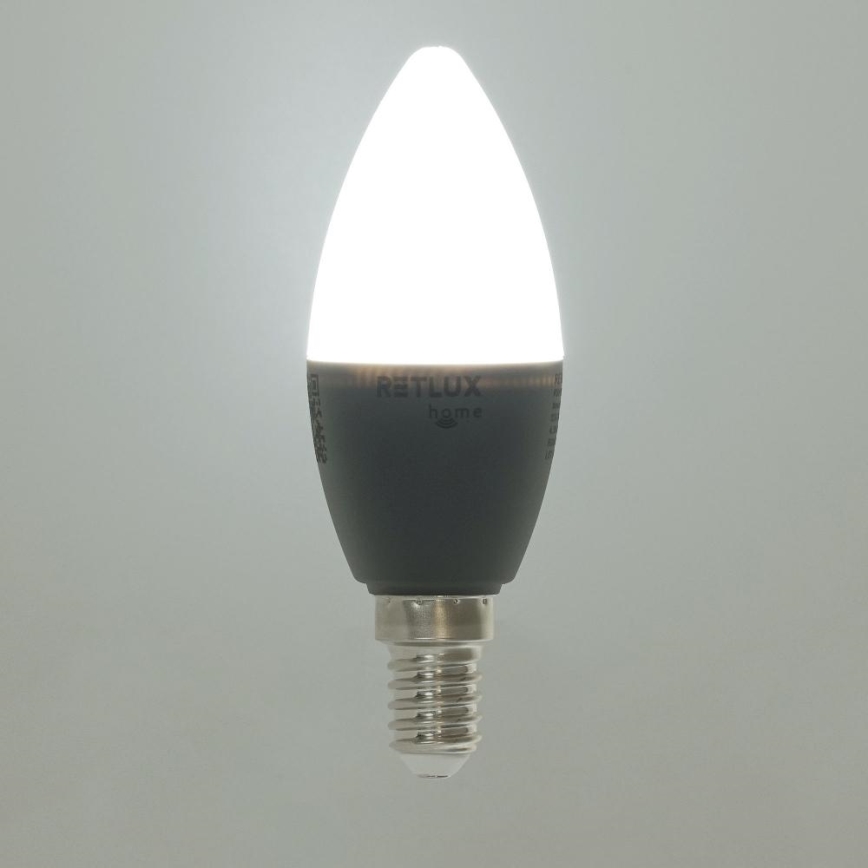 LED RGBW Hämardatav pirn C37 E14/4,5W/230V 2700-6500K Wi-Fi Tuya