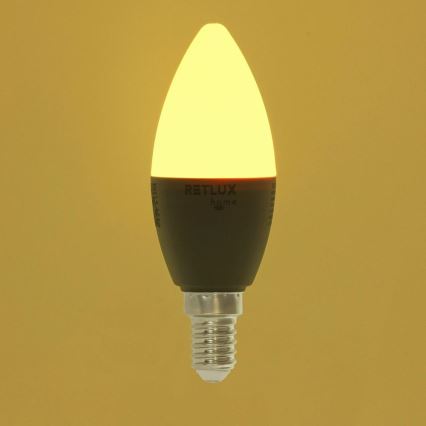 LED RGBW Hämardatav pirn C37 E14/4,5W/230V 2700-6500K Wi-Fi Tuya