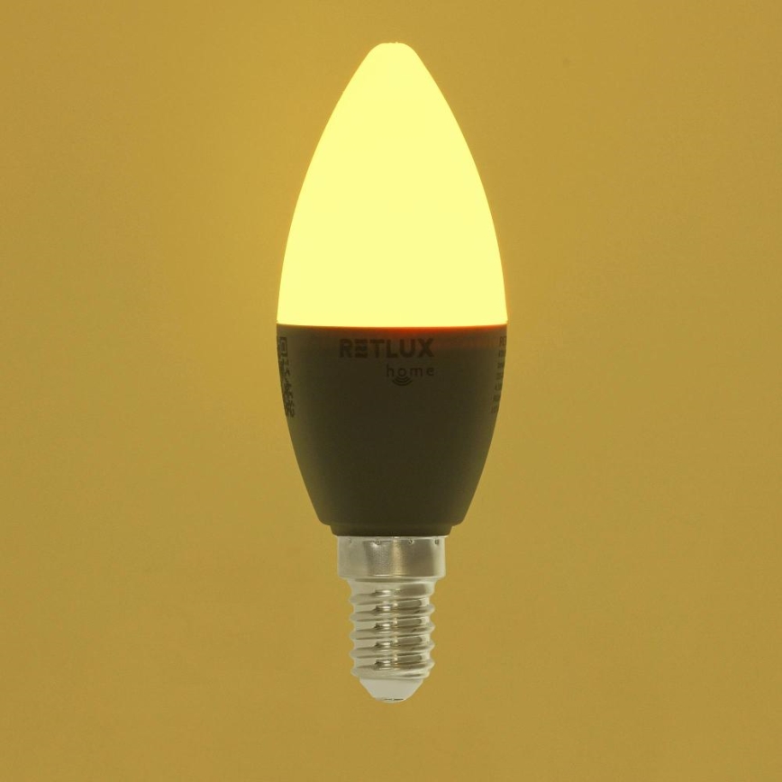 LED RGBW Hämardatav pirn C37 E14/4,5W/230V 2700-6500K Wi-Fi Tuya