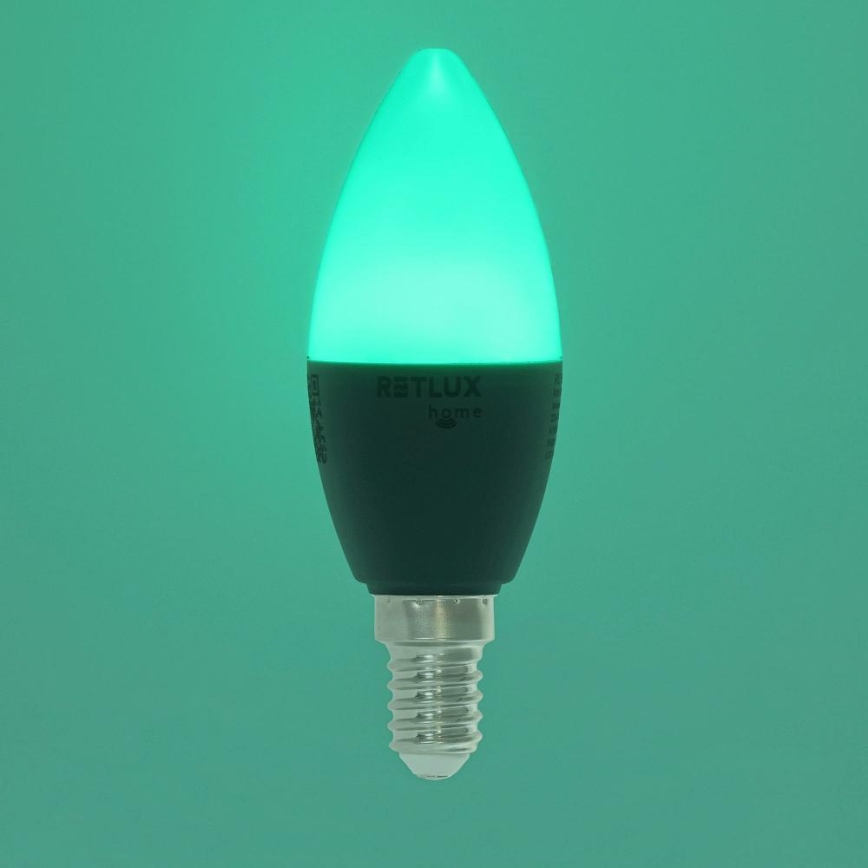 LED RGBW Hämardatav pirn C37 E14/4,5W/230V 2700-6500K Wi-Fi Tuya
