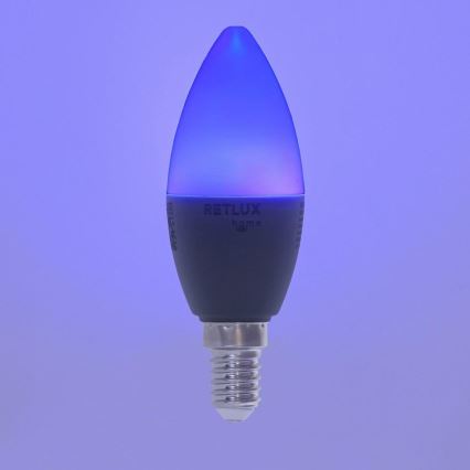 LED RGBW Hämardatav pirn C37 E14/4,5W/230V 2700-6500K Wi-Fi Tuya