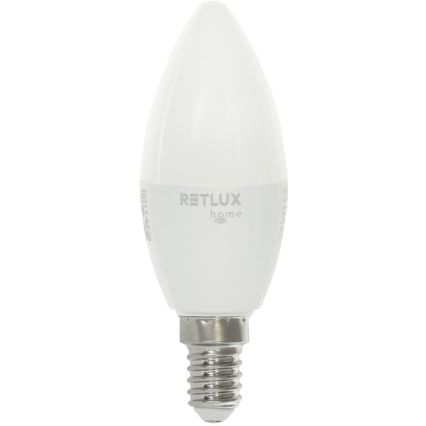 LED RGBW Hämardatav pirn C37 E14/4,5W/230V 2700-6500K Wi-Fi Tuya