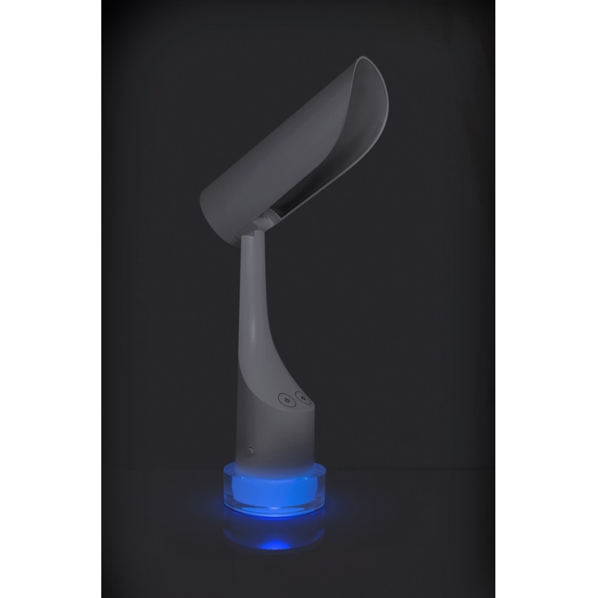 LED RGBW Hämardatav taaslaetav laualamp LED/5W/5V 2000 mAh 3000/6000K valge