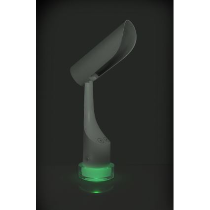 LED RGBW Hämardatav taaslaetav laualamp LED/5W/5V 2000 mAh 3000/6000K valge