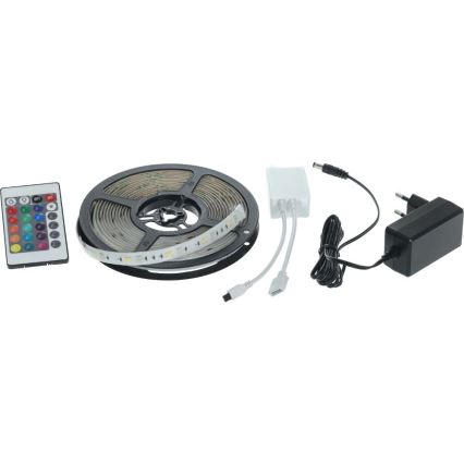 LED RGBW Nutikas Hämardatav riba 5m LED/230V 2700-6500K Wi-Fi Tuya + kaugjuhtimispult