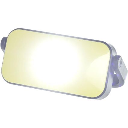 LED-töötaskulamp akupanga funktsiooniga, 4400 mAh, IP44, kollane/must