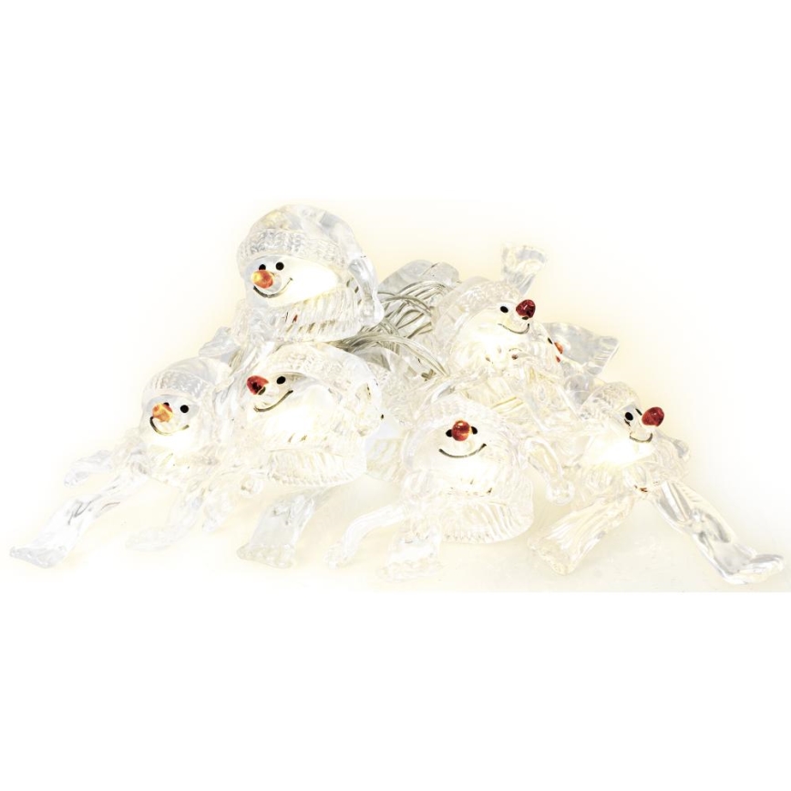 LED Valguskett 10xLED/2xAA/soe valge 1,65m lumememm