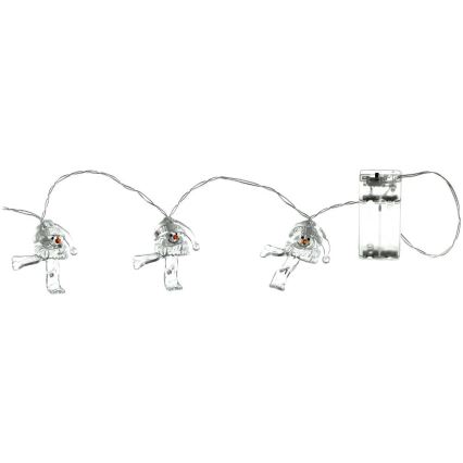 LED Valguskett 10xLED/2xAA/soe valge 1,65m lumememm