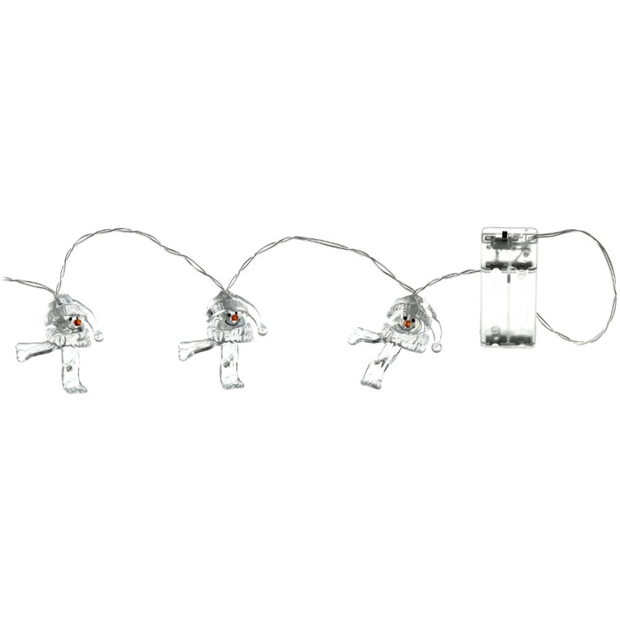 LED Valguskett 10xLED/2xAA/soe valge 1,65m lumememm