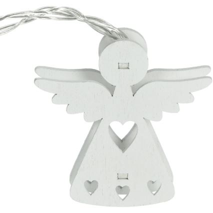 LED  valguskett 10xLED/2xAA/soe valge 2m inglikujulised