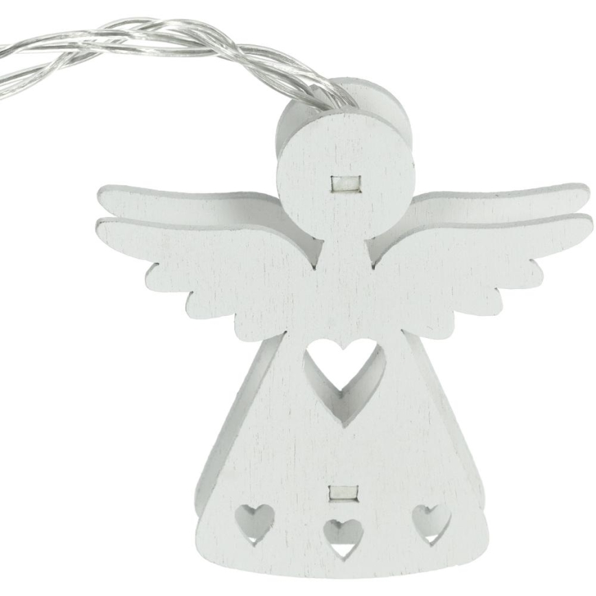 LED  valguskett 10xLED/2xAA/soe valge 2m inglikujulised