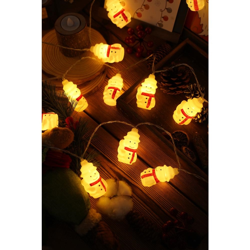 LED Valguskett 20xLED/3xAA/soe valge 3,3m lumememm