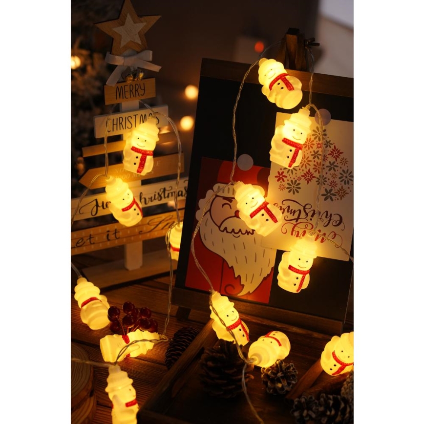 LED  valguskett 20xLED/3xAA/soe valge 3,3m lumememmed