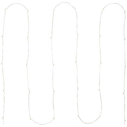 LED-valguskett 30xLED/2xAA 3,3m mitmevärviline