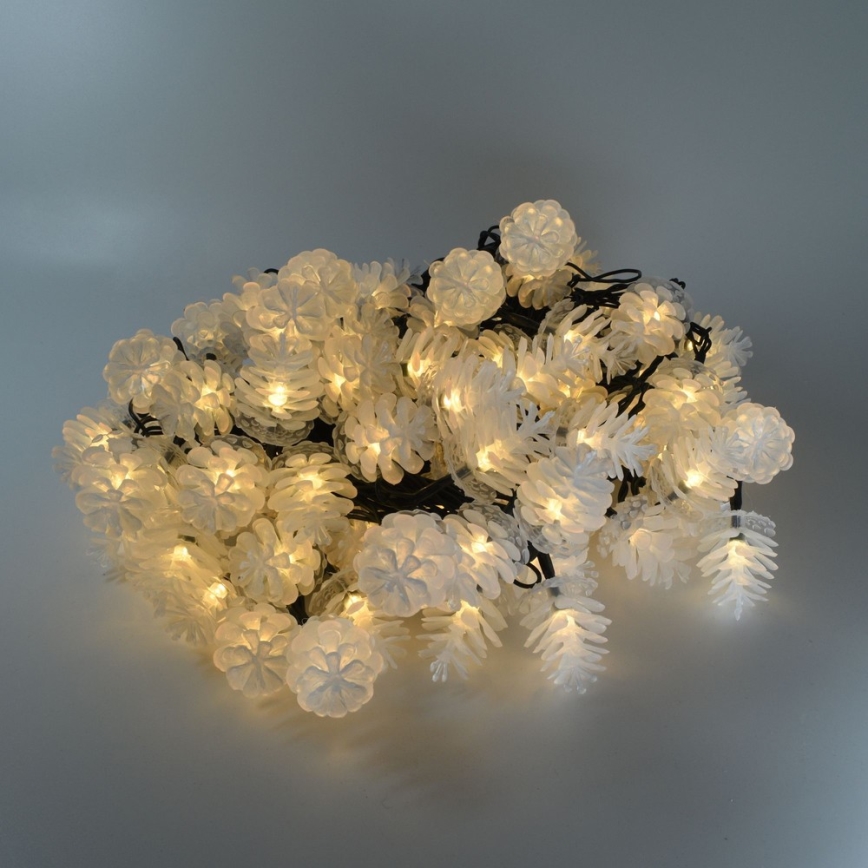 LED Väli jõuluteemaline valguskett 80xLED/25m IP44 soe valge