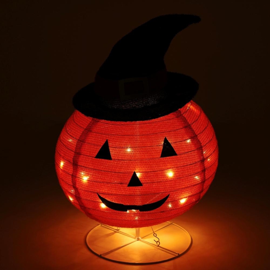 LED Väli kaunistus HALLOWEEN LED/3xAA/soe valge IP44 pumpkin