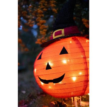 LED Väli kaunistus HALLOWEEN LED/3xAA/soe valge IP44 pumpkin