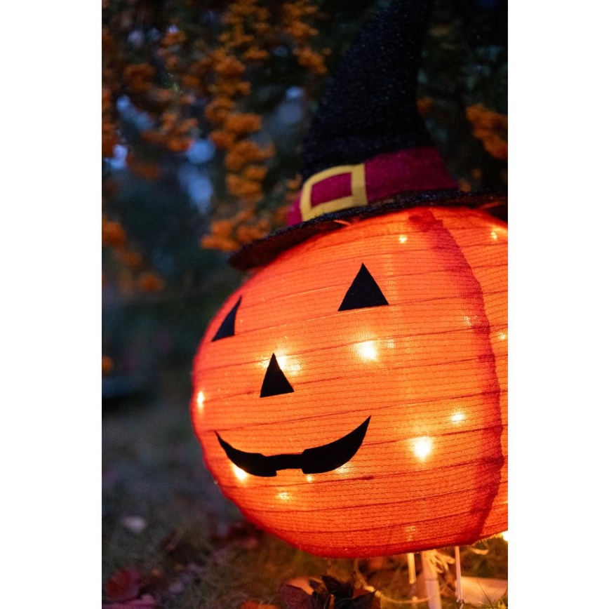 LED Väli kaunistus HALLOWEEN LED/3xAA/soe valge IP44 pumpkin
