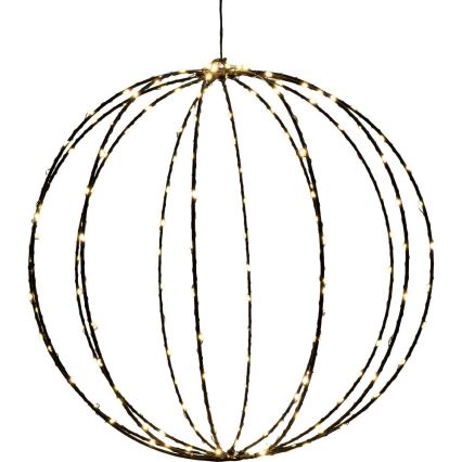 Välistingimustes kasutatav LED-jõulukaunistus LED/2,1W/230V läbimõõt 40 cm IP44 soe valge