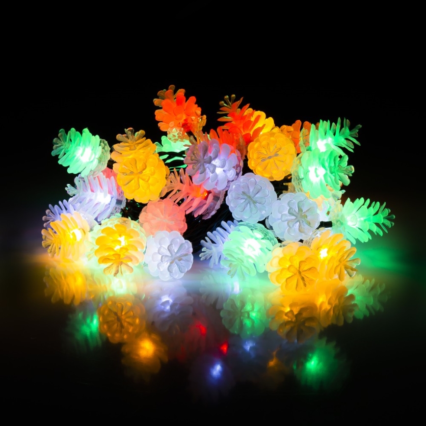 LED-välisvalguskett, 40×LED, 15 m, IP44, mitmevärviline