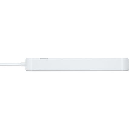 Nutikas pikendus kaabel lülitiga 4Z Tüüp E + 2x USB-A + 1x USB-C 1,5m Wi-Fi Tuya valge