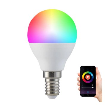 RGB LED Hämardatav pirn G45 E14/5,5W/230V 3000-6500K Wi-fi Tuya