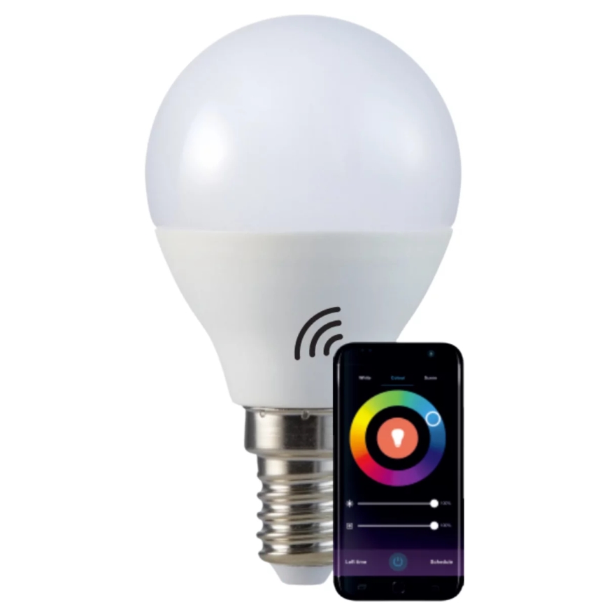 RGB LED Hämardatav pirn G45 E14/5,5W/230V 3000-6500K Wi-fi Tuya