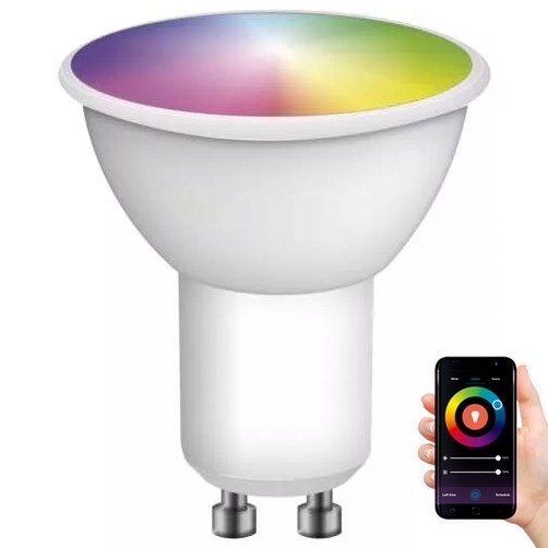 RGB LED Hämardatav pirn GoSmart MR16 GU10/4,8W/230V 2700-6500K Wi-Fi Tuya