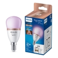 RGB-LED hämardatav pirn Philips SMART P45 E14/4,9W/230V 2200-6500K CRI 90