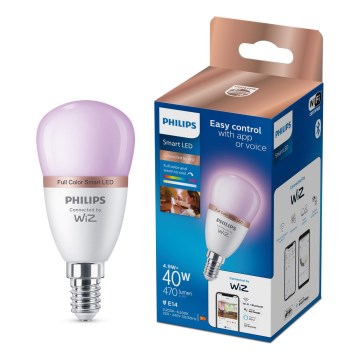 RGB-LED hämardatav pirn Philips SMART P45 E14/4,9W/230V 2200-6500K CRI 90