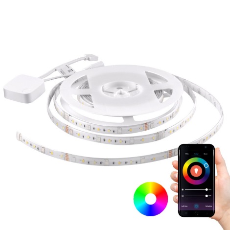 RGB LED Hämardatav riba Wi-Fi + Muusika funktsioon LED/20W 5 m Tuya